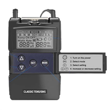 Estimulador Eléctrico Digital TENS/EMS